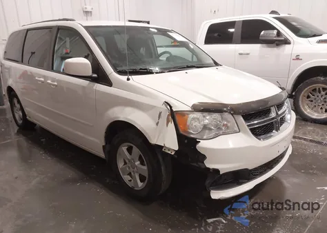 2012 Dodge Grand Caravan Sxt из США, поврежденный, VIN 2C4RDGCG2CR251142
